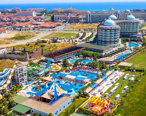 dream world aqua otel havuz ısı pompası uygulaması